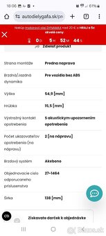 Brzdové kotúče+platničky  mitsubishi l200 - 9