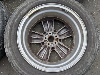 17" ALU kolesa Subaru 7Jx17 ET 48+pneu Bridgestone 215/55R1 - 9