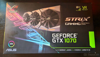 GTX 1070 Asus Rog Strix O8G Gaming - 9