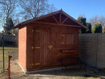 Drevený záhradný domček na náradie s montážou od 2300€ - 9