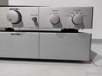 ROTEL RB03 + ROTEL RC03 pre amp + koncák - 9