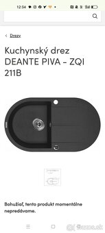 Kuchynský granitový drez ZQI 211B - 9