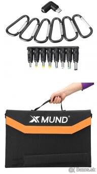 Solárny panel 18V - 100W , 2x usb, 1x isb-c, 1x DC PD + prís - 9