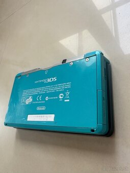 Nintendo 3DS Aqua Blue + 2 Hry - 9