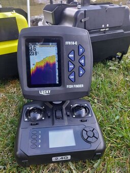 Zavážacia zakrmovacia lodička s GPS a .sonarom alebo bez son - 9