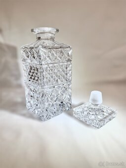 Bohemia Crystal Karafa + poháre NOVÉ (len vystavené) - 9