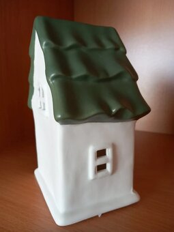Keramický Led domček 16,5x12x8 cm - 9