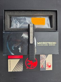 Microtech Ultratech Hellhound Tri Grip Gun Metal - 9