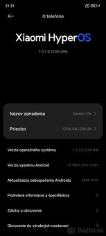 Xiaomi 12X 256GB 8GB RAM Blue - 9
