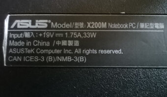 Asus X200MA, Intel N2920 @ 1.86GHz, 4GB DDR3, 250GB SSD - 9