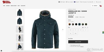 Nová páperová bunda Fjallraven Greenland No.1 Down Jacket M - 9