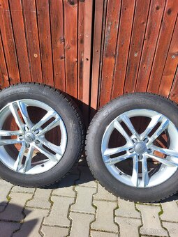 Audi alu disky R17 zimné pneu Kormoran 215/60 R17 7 mm - 9