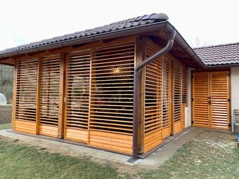 Otočné Žaluzie Slnolamy Pergoly Altánky Terasy Prístrešky - 9