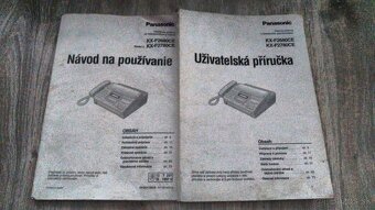 Predám fax s telefónom Panasonic - 9