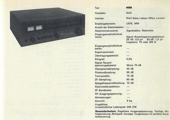 NAD 4080 high end vintage stereo tuner - 9
