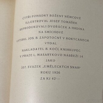 Ctyri pohadky Bozeny Nemcove 1926 - 9