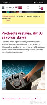 Párty reproduktor LG OK55 - 9