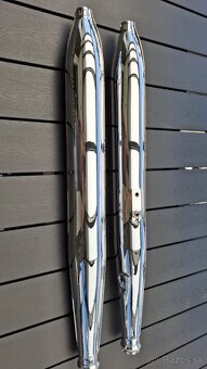 Chromované výfuky kyvacka, panelka, perak - 9