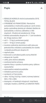 Renolux Koriolis otočná autosedačka - 9