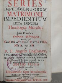 Starožitná kniha 1745 - 9