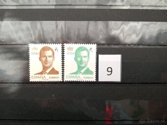 Poštové známky č.468 - ŠPANIELSKO - 15 sérií - 9