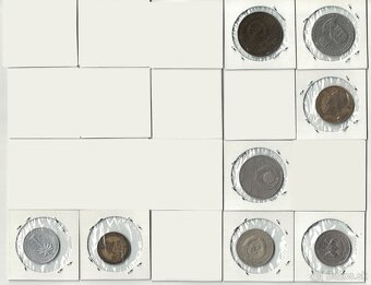 Zbierka mincí - rôzne svetové mince Afrika, Ázia, Ostrovy - 9