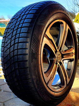 alu R18 5x112 bicolor, orig. Mercedes GLC, zimné pneu 235/60 - 9