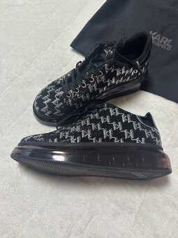 Krásne kožené topánky s kamienkami Karl Lagerfeld originál - 9