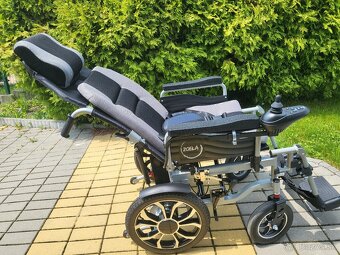 elektrický invalidný vozík XL 53cm do170kg novy 10km/h - 9