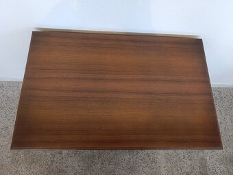 Rustikální konzolový stolek, nábytek z masívu, pojízdný - 9