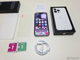 Apple iPhone 13 PRO 128GB SILVER,BATERKA 100% - 9