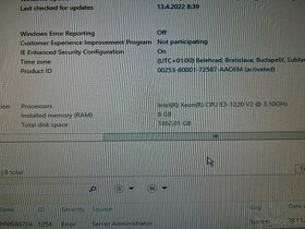 Server Dell PowerEdge T110 II Intel Xeon 3,1GHz 8GB 2TB disk - 9