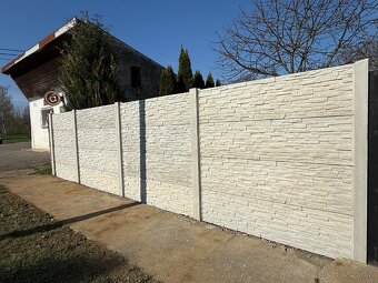 Betonovy plot vrátane montáže na kľúč len za 83€ - 9