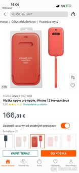 Kryt na mobil - iPhone 12 Pro Max Leather Sleeve MagSafe - 9