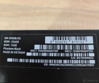 Predám Samsung Galaxy S22 Ultra – 12GB RAM a ROM: 256GB - 9