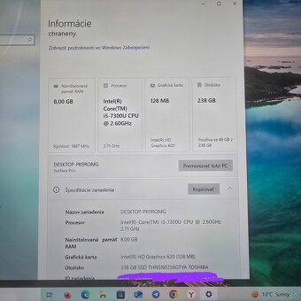 Microsoft Surface Pro (tablet 2 v 1 – i5-7300U, 8 GB RAM, 25 - 9