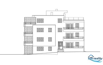 PAG-Mandre, apartmán 71m2 v novostavbe, s výhľadom na more - 9