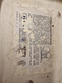 Tesla T 2800 B-2 / Radio Mír ☆ starožitné kabelkové radio - 9