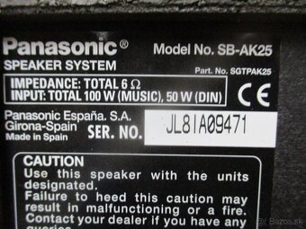 PANASONIC SB-AK25 - 9