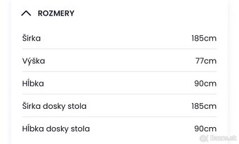 Jedálenský stôl + ZADARMO 4x stoličky a koberec - 9