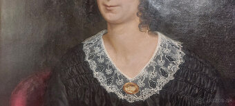 PORTRÉT DÁMY 1846 - 9