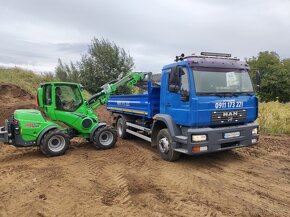 Preprava sypkých materiálov - NOSNOSŤ 8T - 9