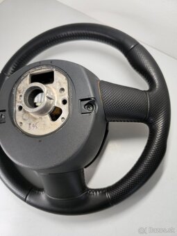 Kožený multifunkčný volant audi a6 c6 a4 b7 a3 8p - 9