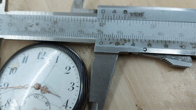 Predám starožitné tulované strieborné hodinky ANCRE 20te rok - 9