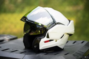 Preklápacia prilba na motocykel HJC I100 Solid perleťovo bie - 9