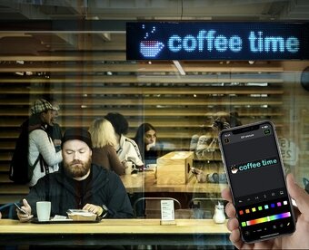 Farebná svetelná LED reklama pútač ohýbateľný flexibilný pás - 9