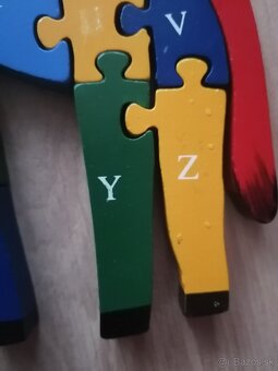 Drevené obojstranné puzzle - 9