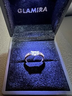 Zlatý dámsky prsteň - luxus - 9