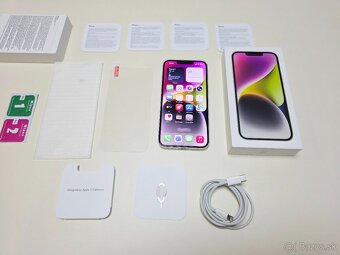 APPLE IPHONE 14 256GB,ZDRAVIE BATERKY 100% - 9