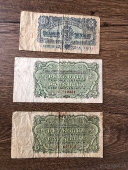 Bankovky PROTEKTORÁT a ČSR 2 - 9